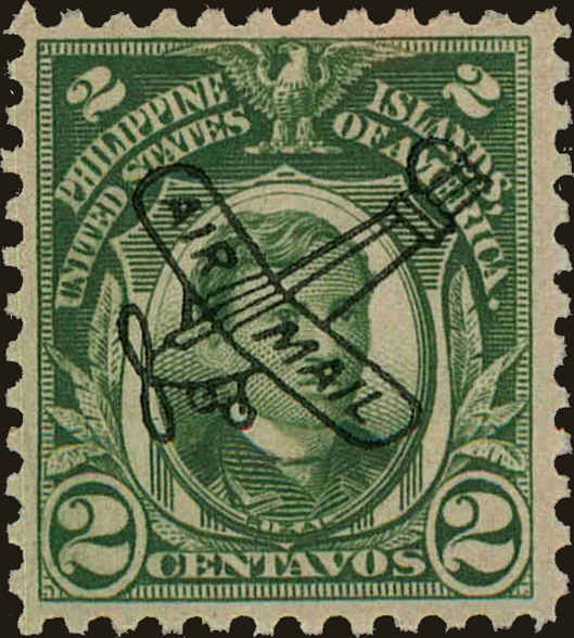 Front view of Philippines (US) C46 collectors stamp