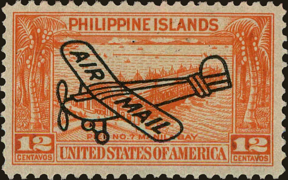 Front view of Philippines (US) C48 collectors stamp