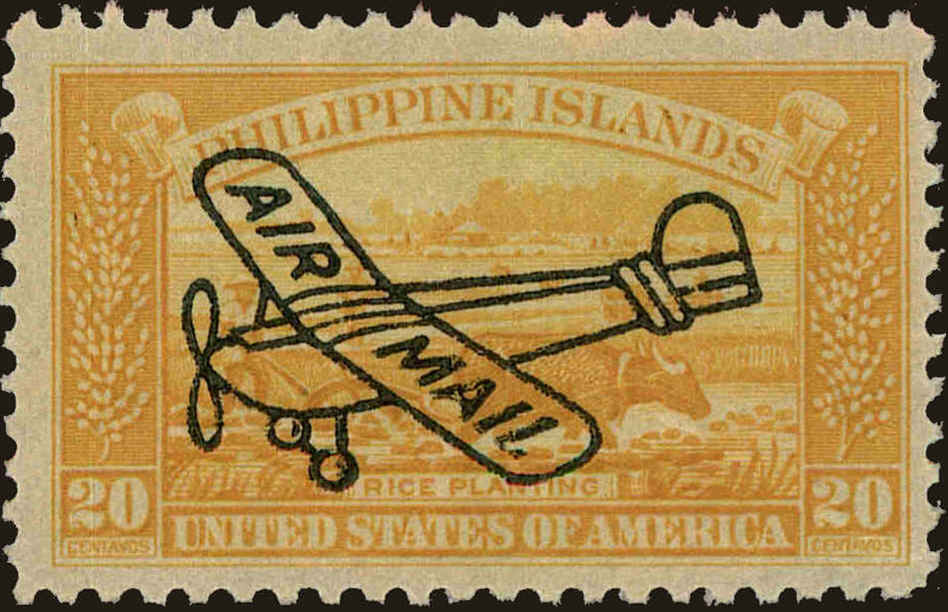 Front view of Philippines (US) C49 collectors stamp