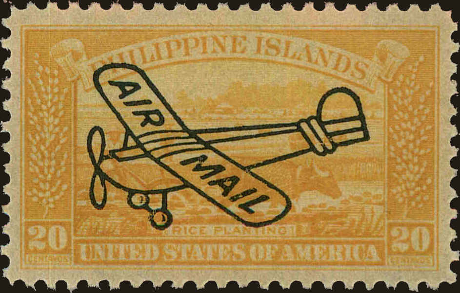 Front view of Philippines (US) C49 collectors stamp