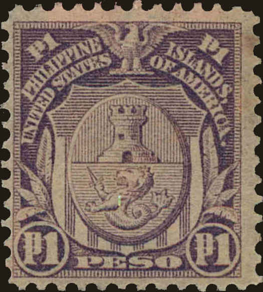 Front view of Philippines (US) 271 collectors stamp