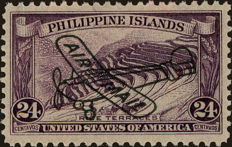 Front view of Philippines (US) C50 collectors stamp