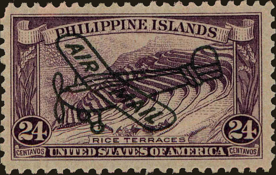 Front view of Philippines (US) C50 collectors stamp