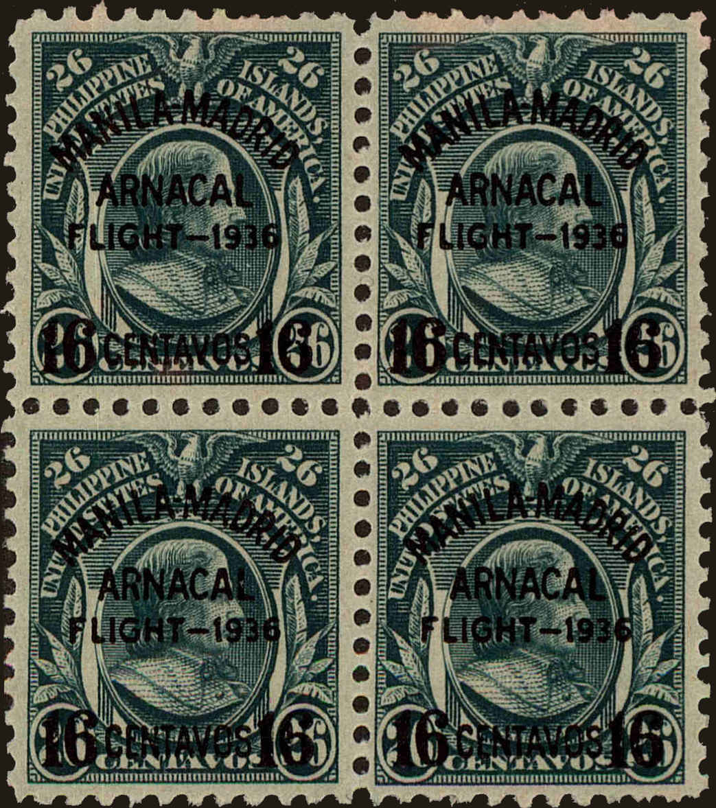Front view of Philippines (US) C56 collectors stamp