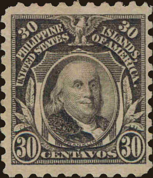 Front view of Philippines (US) 283 collectors stamp