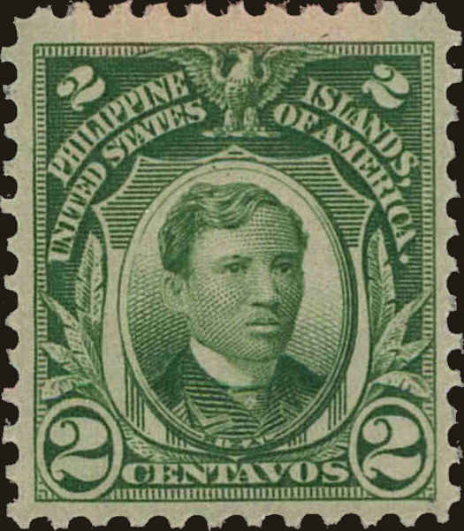 Front view of Philippines (US) 290 collectors stamp