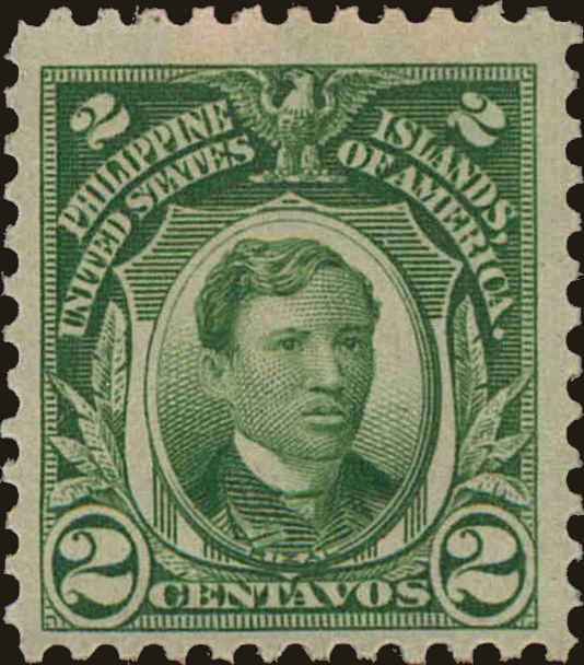 Front view of Philippines (US) 290 collectors stamp