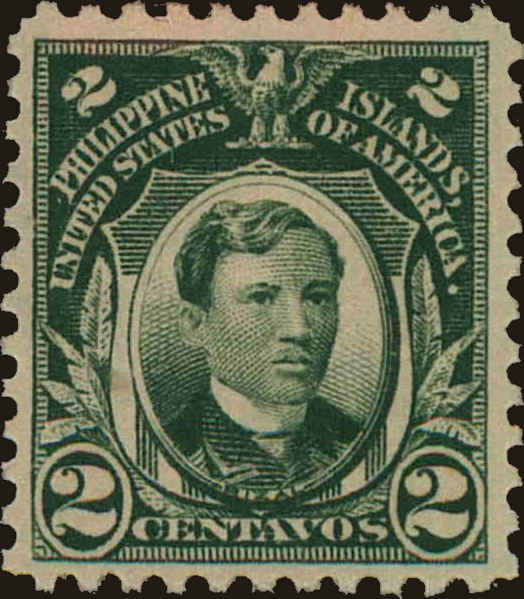 Front view of Philippines (US) 290a collectors stamp