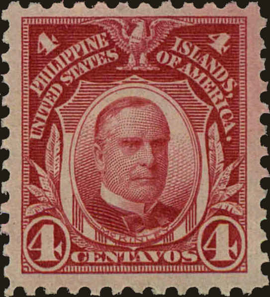 Front view of Philippines (US) 291 collectors stamp