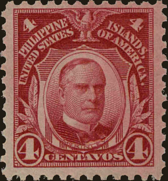 Front view of Philippines (US) 291 collectors stamp