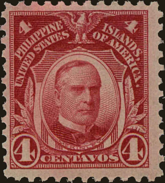 Front view of Philippines (US) 291 collectors stamp