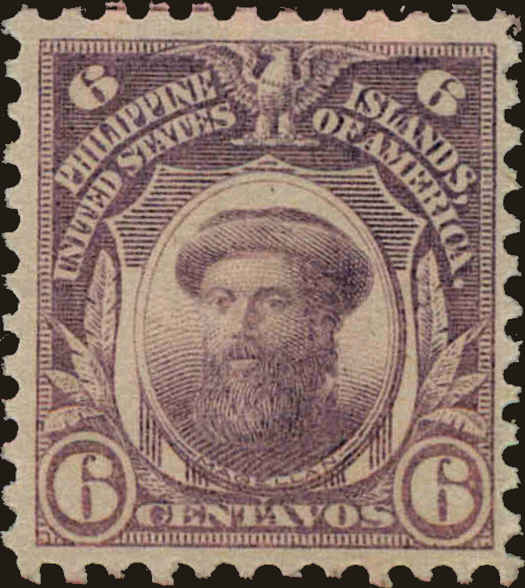 Front view of Philippines (US) 292a collectors stamp