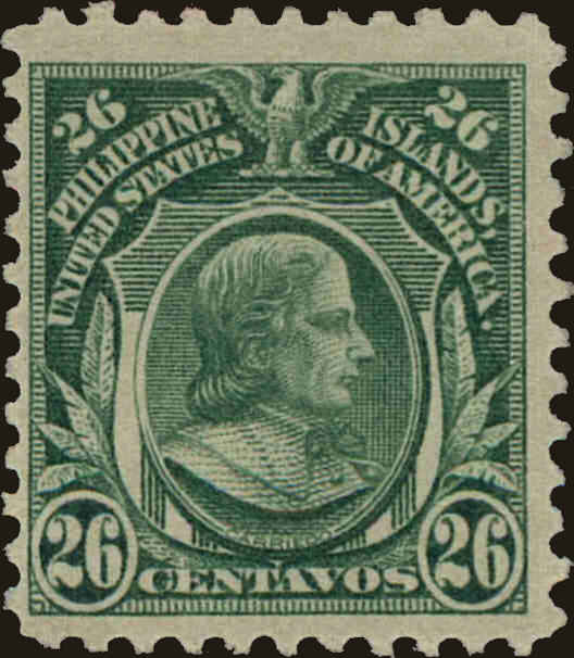 Front view of Philippines (US) 298 collectors stamp