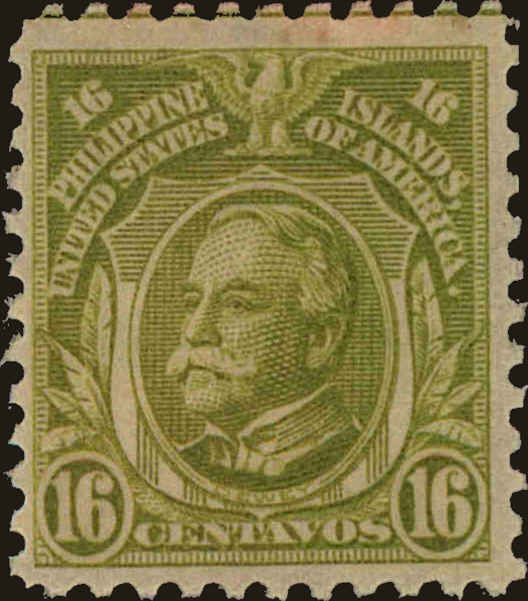 Front view of Philippines (US) 303 collectors stamp