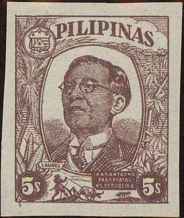 Front view of Philippines (US) N37 collectors stamp