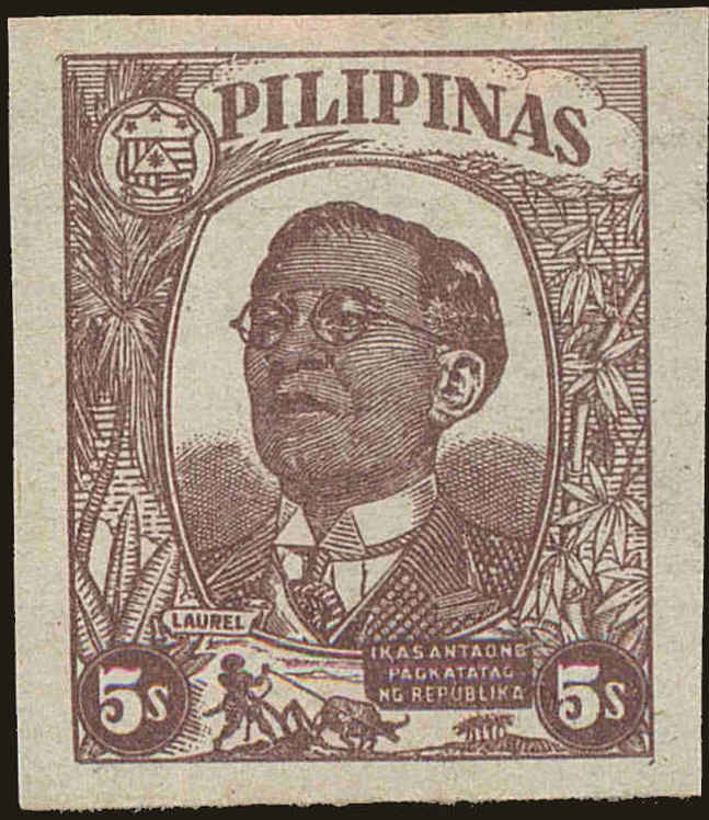 Front view of Philippines (US) N37 collectors stamp