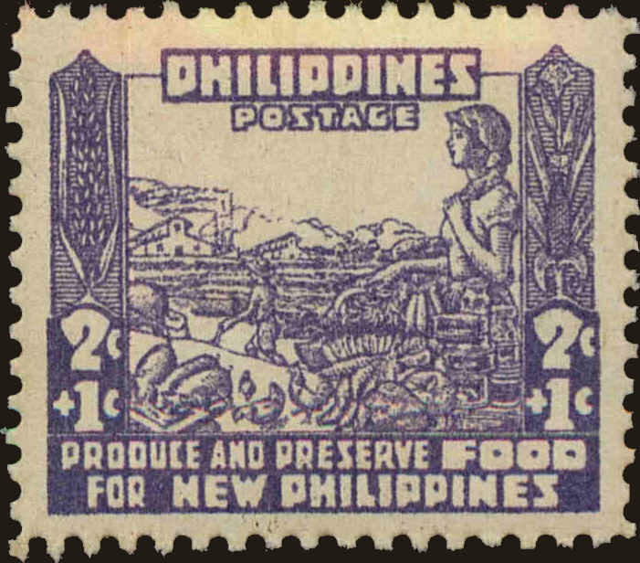Front view of Philippines (US) NB1 collectors stamp