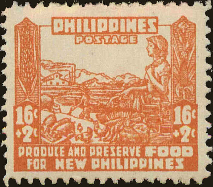 Front view of Philippines (US) NB3 collectors stamp