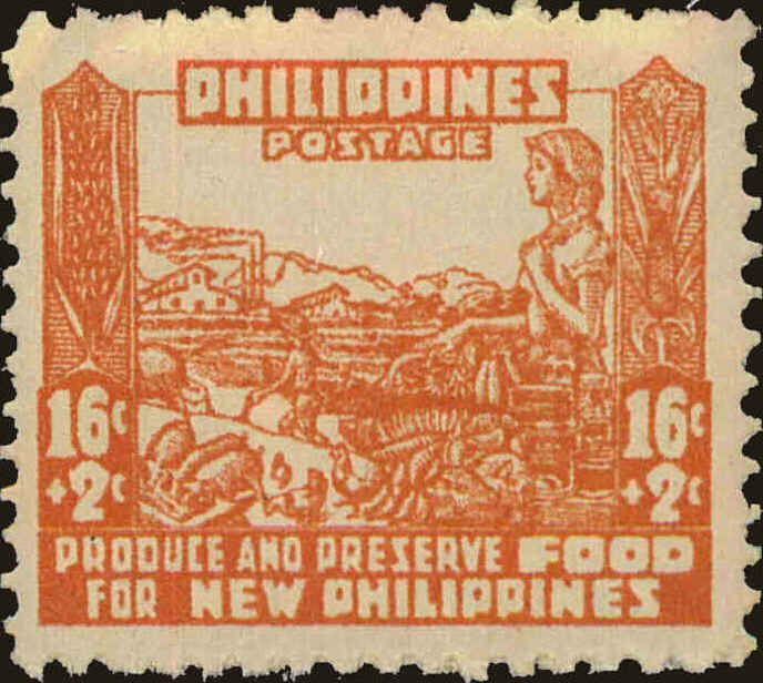 Front view of Philippines (US) NB3 collectors stamp