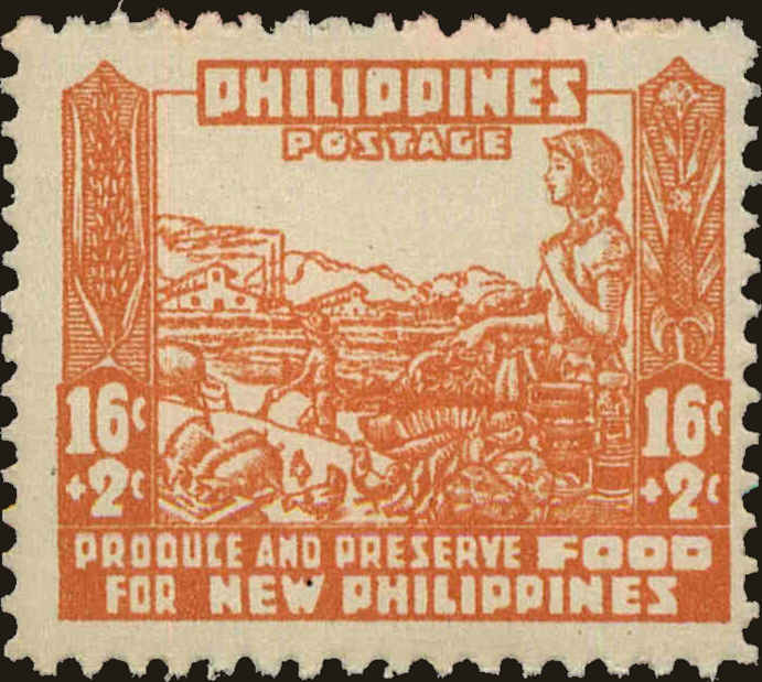 Front view of Philippines (US) NB3 collectors stamp