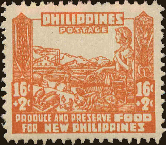 Front view of Philippines (US) NB3 collectors stamp