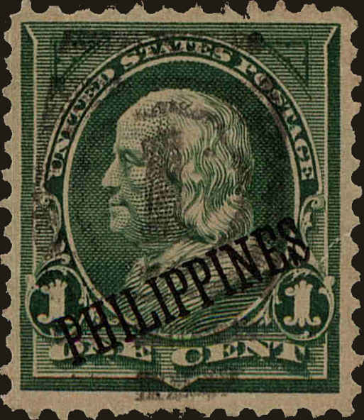 Front view of Philippines (US) 213 collectors stamp