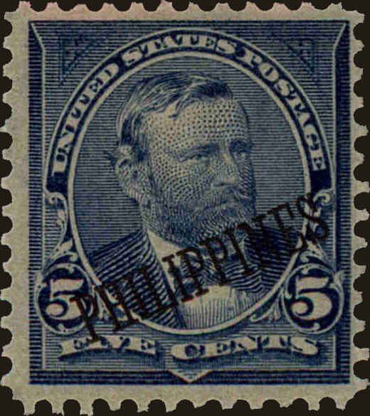 Front view of Philippines (US) 216 collectors stamp