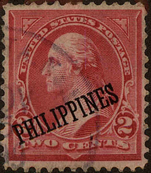 Front view of Philippines (US) 214d collectors stamp