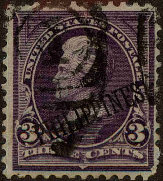 Front view of Philippines (US) 215 collectors stamp