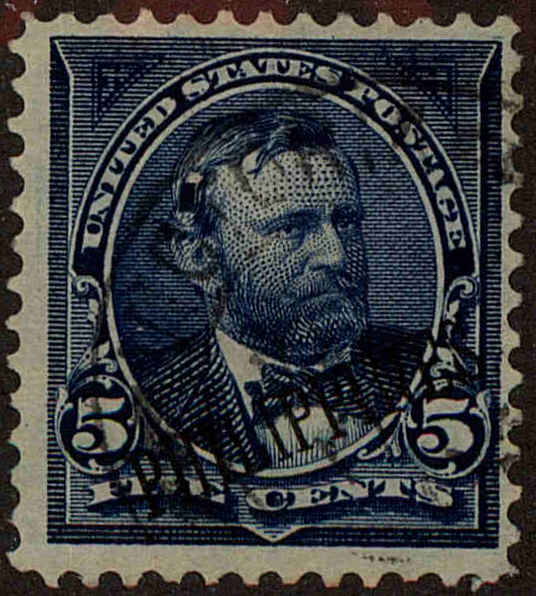 Front view of Philippines (US) 216 collectors stamp