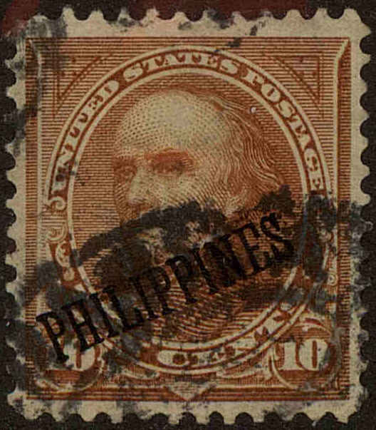 Front view of Philippines (US) 217 collectors stamp