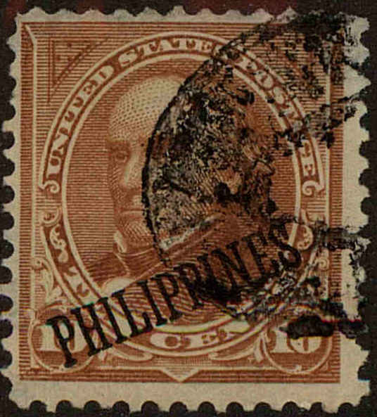 Front view of Philippines (US) 217 collectors stamp