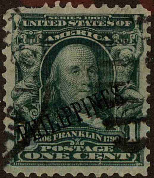 Front view of Philippines (US) 226 collectors stamp