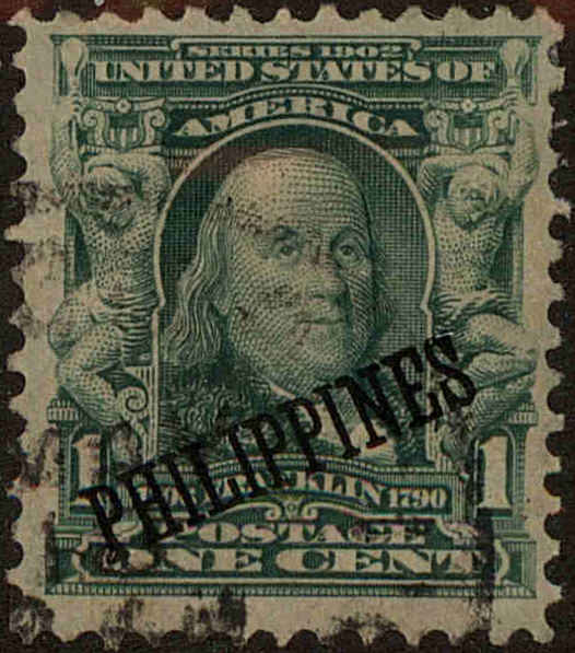 Front view of Philippines (US) 226 collectors stamp