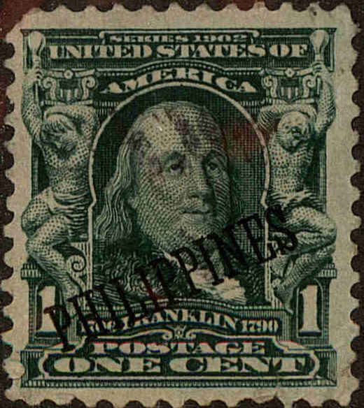 Front view of Philippines (US) 226 collectors stamp