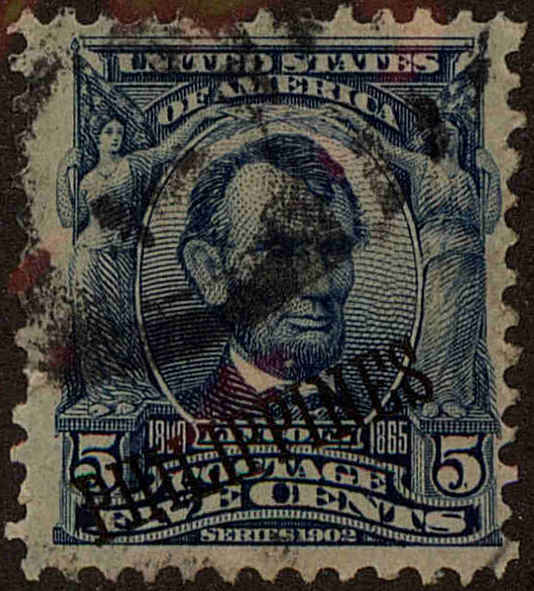 Front view of Philippines (US) 230 collectors stamp