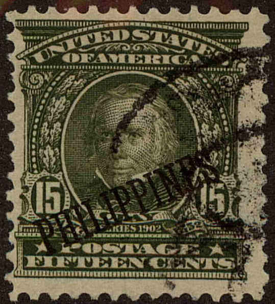 Front view of Philippines (US) 235 collectors stamp