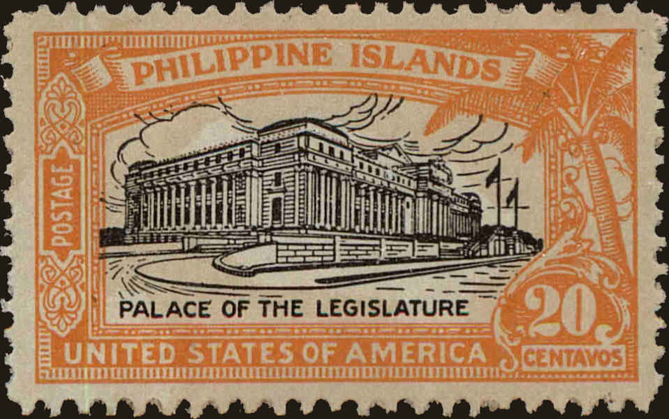 Front view of Philippines (US) 323 collectors stamp