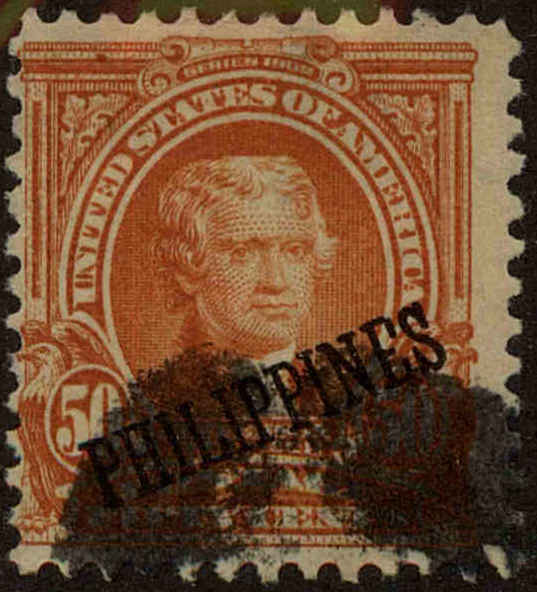 Front view of Philippines (US) 236 collectors stamp