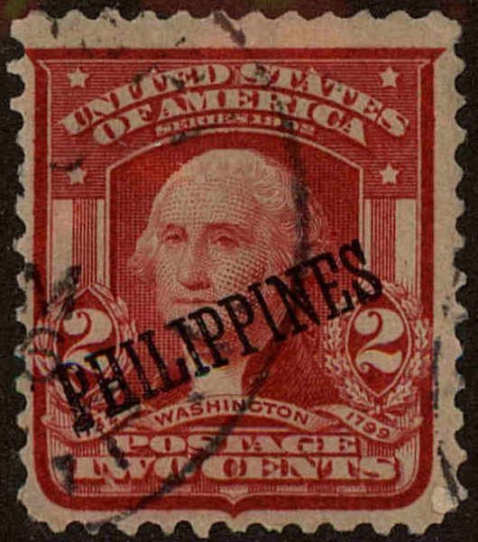 Front view of Philippines (US) 240 collectors stamp