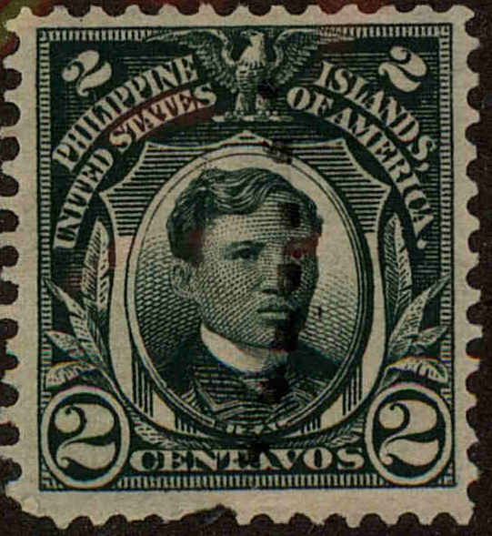 Front view of Philippines (US) 241 collectors stamp