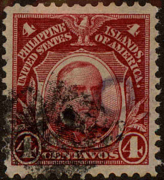 Front view of Philippines (US) 242 collectors stamp