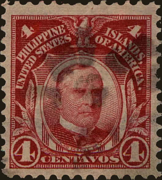 Front view of Philippines (US) 242 collectors stamp