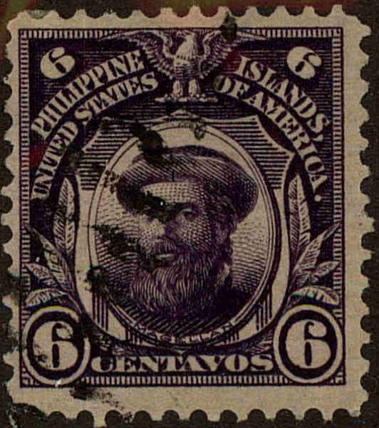 Front view of Philippines (US) 243 collectors stamp