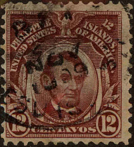 Front view of Philippines (US) 246 collectors stamp