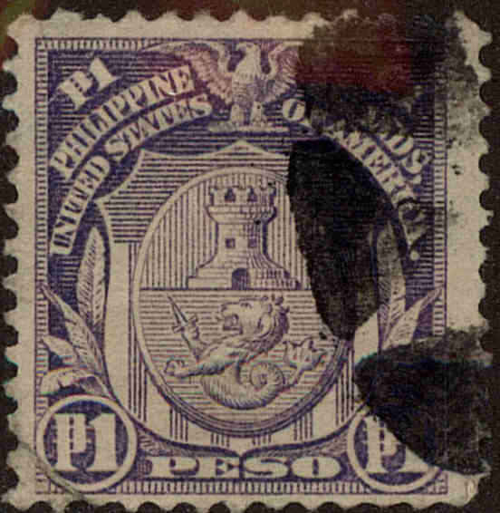 Front view of Philippines (US) 260 collectors stamp
