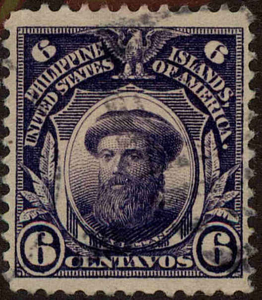 Front view of Philippines (US) 263 collectors stamp