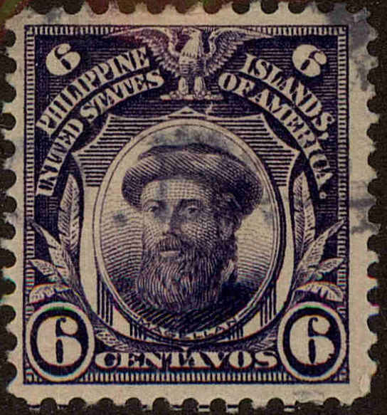 Front view of Philippines (US) 263 collectors stamp