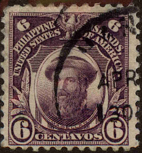 Front view of Philippines (US) 263 collectors stamp