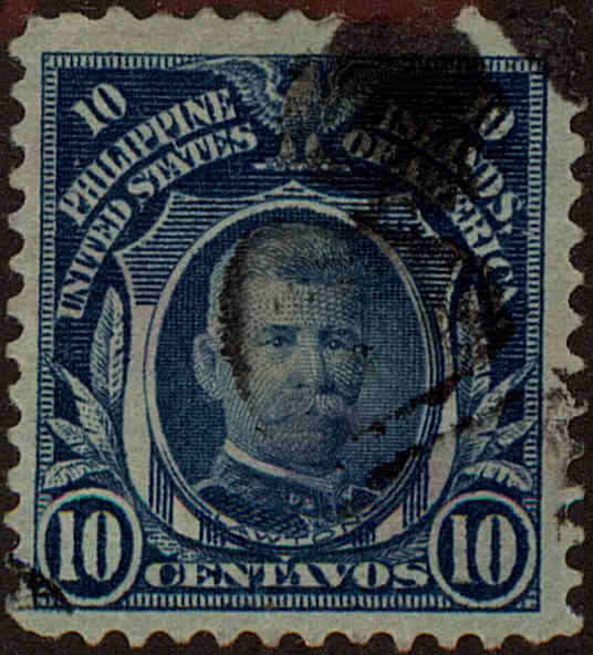 Front view of Philippines (US) 265 collectors stamp